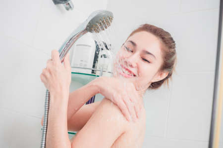 Business Asia woman engineer developer holding blueprint working Confident.の写真素材