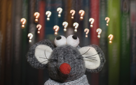 Conceptual illustration of being confused or asking a  question