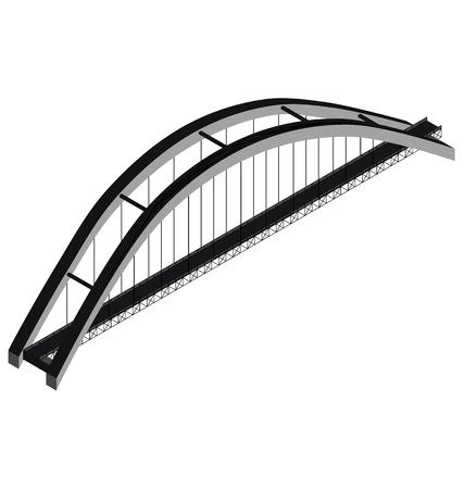 Isometric arch bridgeのイラスト素材