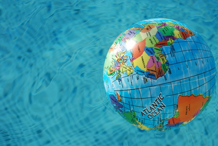 Cooling the earth from global warmingの写真素材