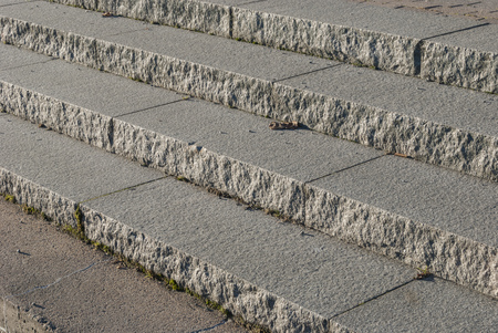 Granite steps outsideの写真素材