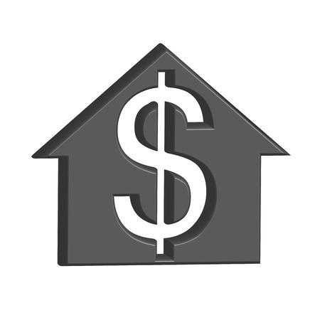 Building for sale costs money, vectorのイラスト素材