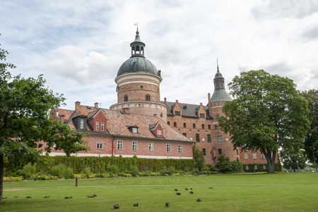Gripsholm Castle built in 1537 in Swedenの写真素材
