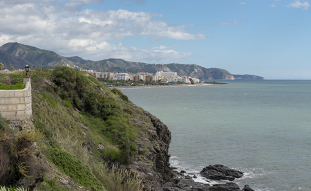 Nerja by the seaの写真素材