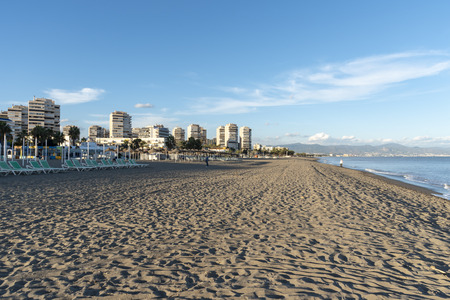 Torremolinos in the eveningの写真素材