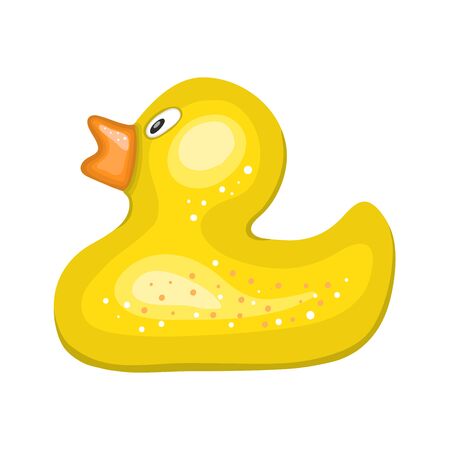 Hand drawn rubber duck, vectorのイラスト素材