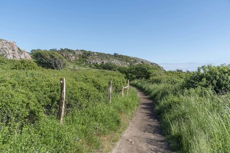 Path at Kullaberg nature reserve in Sweden