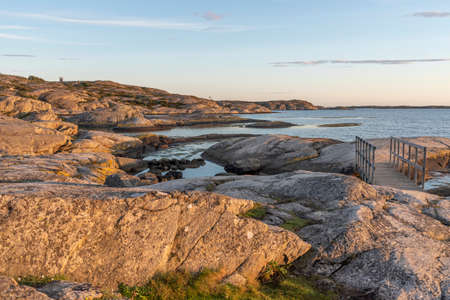 Bathing site at Slatterna at Orust in Sweden