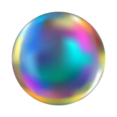 Soap bubble isolated vectorのイラスト素材