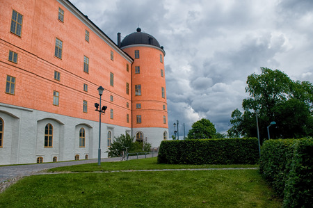Uppsala Castle Uppsala Slott in Swedish was built is the 16th century. It is a famous Swedish landmark, which attracts a lot of tourists.のeditorial素材