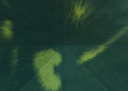 Green abstract background with yellow spotsの写真素材