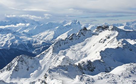 The French alpsの写真素材
