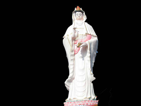 Standing Garden Kuan Yin Statueの写真素材