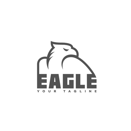 Eagle  design template. Vector illustration.のイラスト素材