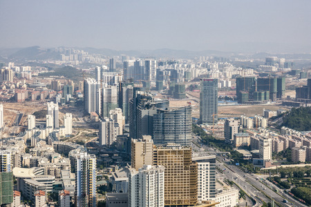 Bird's-eye view of Nanning
