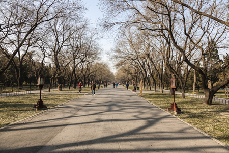 Tiantan Park landscape viewのeditorial素材