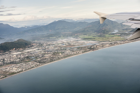 Da Nang aerial viewの写真素材