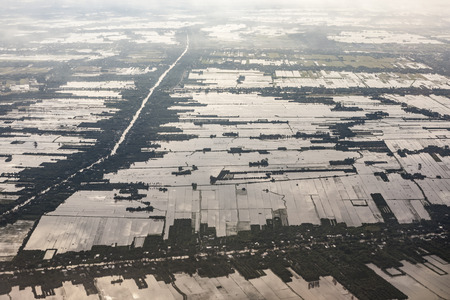 Aerial view of Vietnamの写真素材
