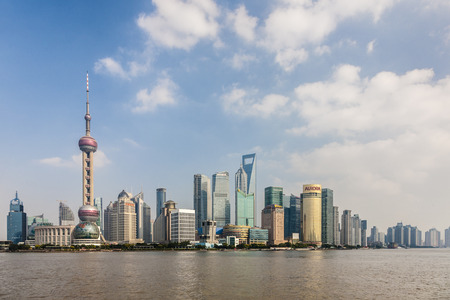 Pudong city landscape