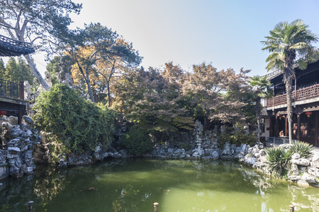 He Garden landscape viewのeditorial素材