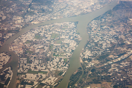 Aerial photography view of nature landscape scenery in Guangdong