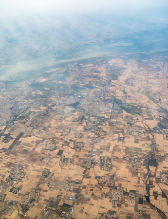 Aerial view of suburbsの写真素材