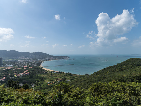 View of a bayの写真素材