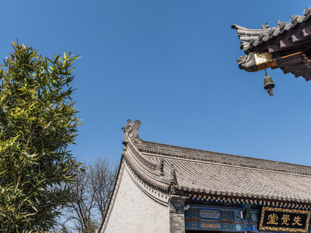 Bell hanging outside chinese temples