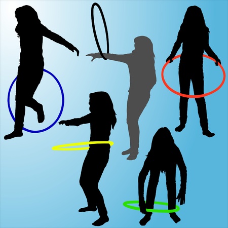  hoopのイラスト素材