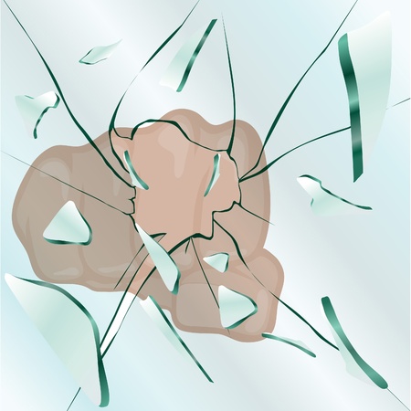 FIST SMASHES GLASSのイラスト素材