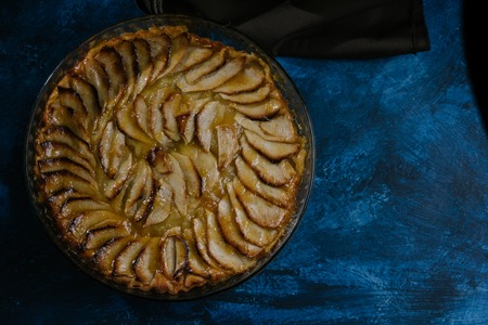 apple pie homemadeの写真素材