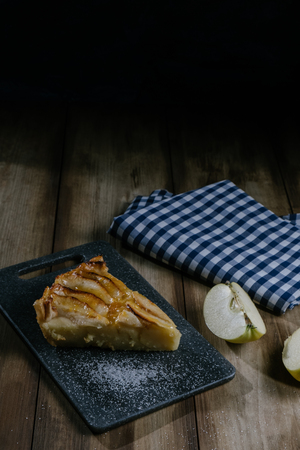 apple pie homemadeの写真素材