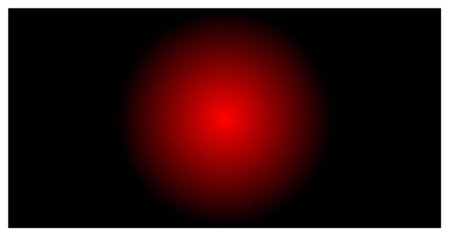Abstract red light on black background with copy space illustration.の写真素材