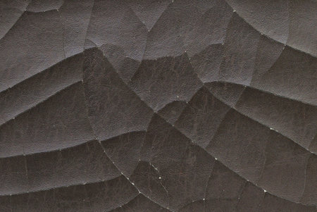 A wide long texture Broken leather pattern style for wall paper and background.の写真素材