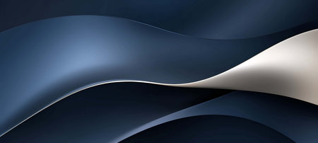 Abstract pale blue background with wavy lines for background and texture, 3d rendering, 3d illustration.の写真素材