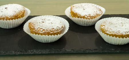 Lorvao pastries, regional sweet from Coimbra area made with egg yolks and almondsの写真素材