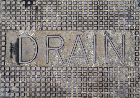Metal stamped drain cover with small squares