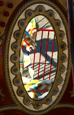 Fairground Horsesの写真素材