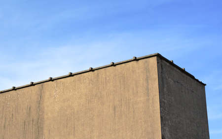 Building in blue sky