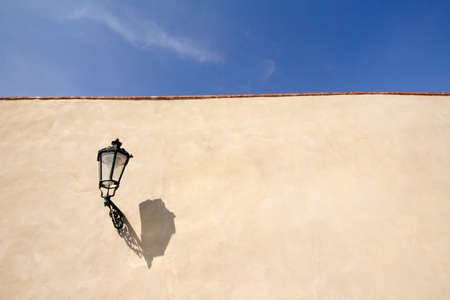 Prague street lampの写真素材