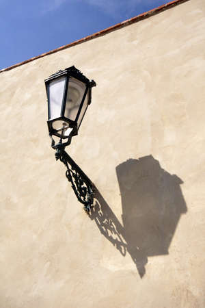 Prague street lampの写真素材