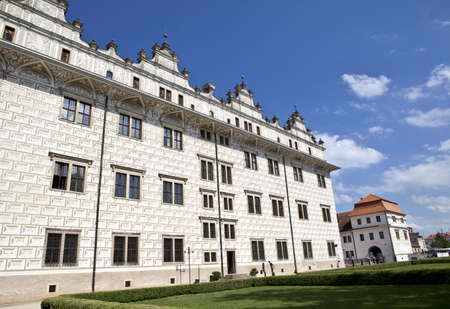 protected castle in Litomysl, Czech republicのeditorial素材