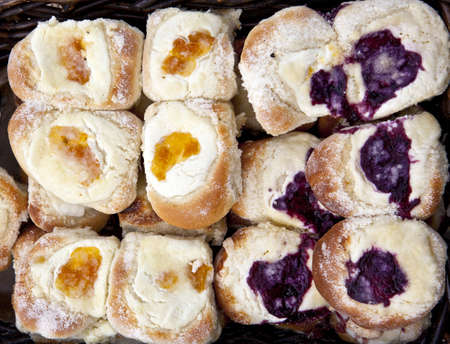 Cakes for sale on farmers market
