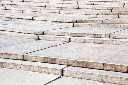 Closeup of concrete stairsの写真素材