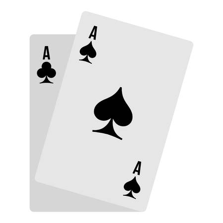 Poker card icon. Flat illustration of poker card vector icon for webのイラスト素材