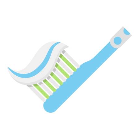 Toothbrush icon, flat styleのイラスト素材