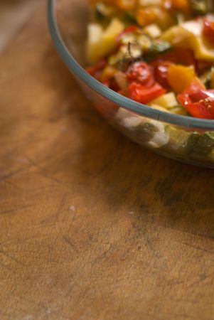 Roasted vegetablesの写真素材