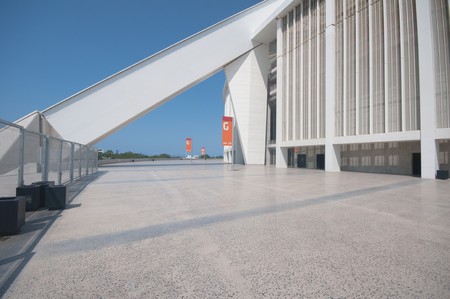 DURBAN - APRIL  5: detail ofthe Moses Mabhida stadium of Durban, april 5, 2010 Durban, South Africaのeditorial素材