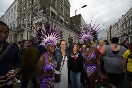 LONDON - AUG 29: Performer takes part in the Notting Hill Carnival on August 29, 2011 in London,...