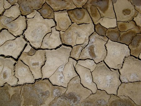 Cracked ground texture
